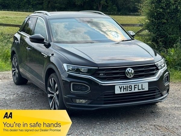 Black Used 2019 VW T-Roc R-line SUV | £14,981 (Fair price) - Image 1/1