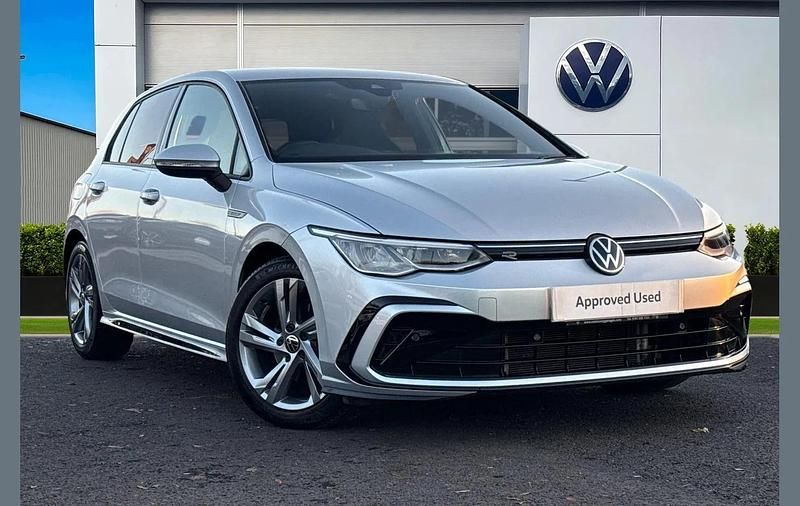 Silver Used 2020 VW Golf VIII R-line Hatchback | £18,790 (Good price) - Image 1/4