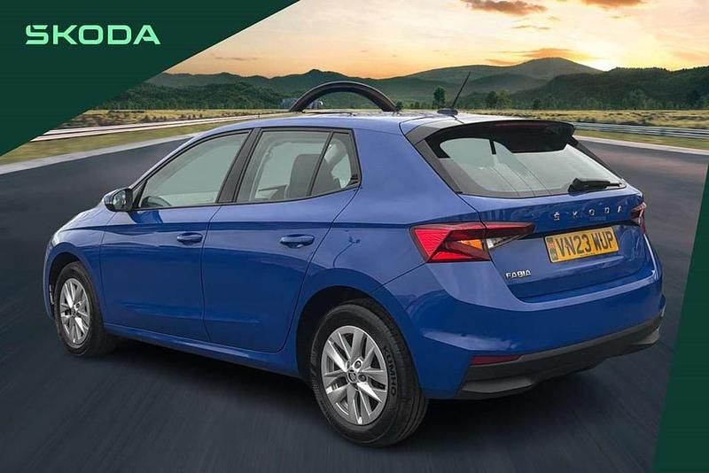 Used Skoda Fabia Comfort 79 HP (58 kW) 2023 Blue Hatchback