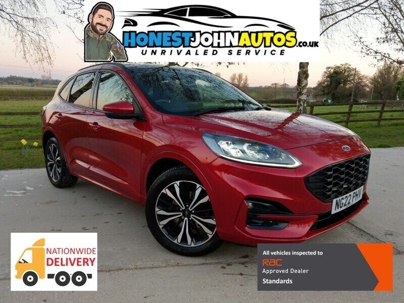 Red Used 2022 Ford Kuga ST-Line X SUV | £19,950 (Super price) - Image 1/4