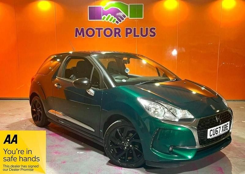 Used DS Automobiles DS3 Connected Chic 100 HP (73 kW) 2017 Green Hatchback
