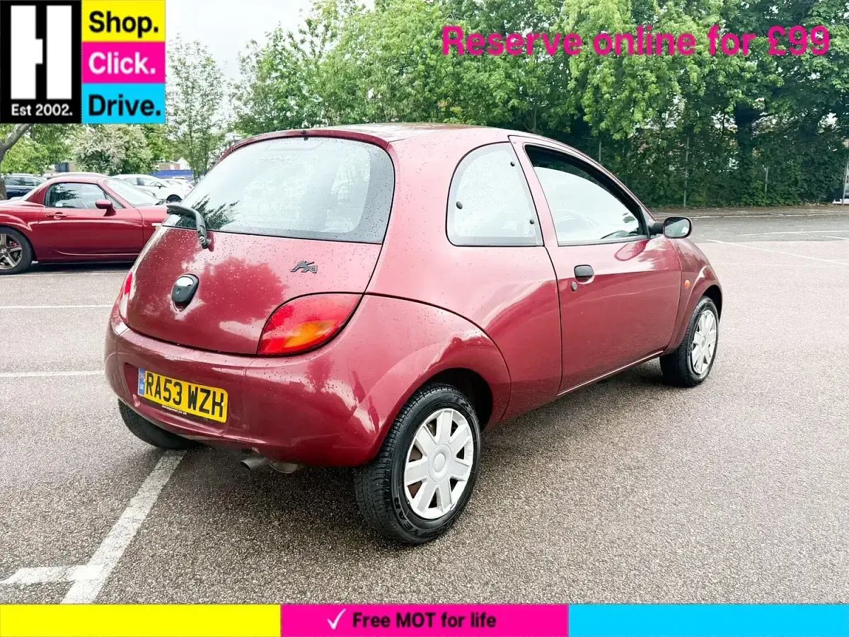 Used Ford Ka 70 HP (51 kW) 2003 Red Hatchback