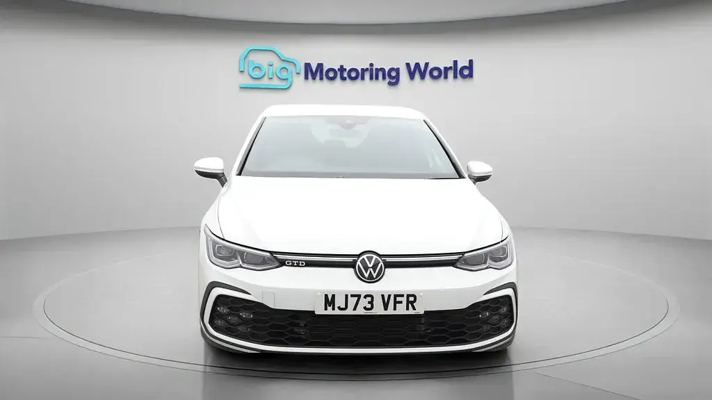Used VW Golf VIII GTD 200 HP (147 kW) 2023 White Hatchback