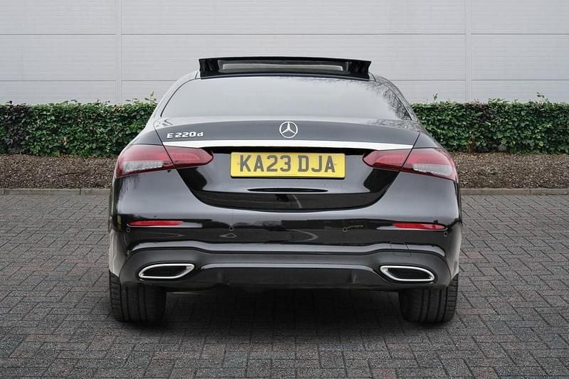 Used Mercedes E200 AMG line 200 HP (147 kW) 2023 Black Sedan