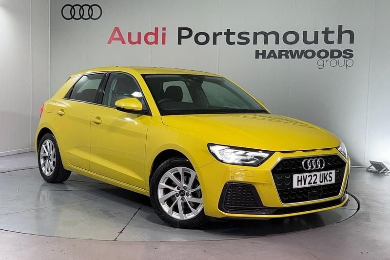 Yellow Used 2022 Audi A1 Sportback Sport Hatchback | £18,590 (Good price) - Image 1/4