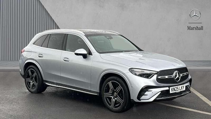 Silver Used 2025 Mercedes GLC300e AMG Line Premium SUV | £46,990 (Fair price) - Image 1/4