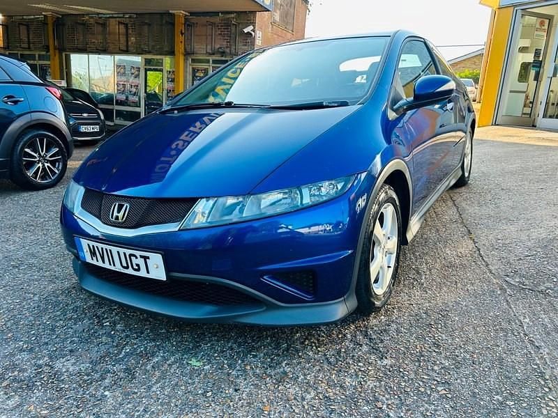 Begagnad Honda Civic Type S 98 HK (72 kW) 2011 Blå Halvkombi