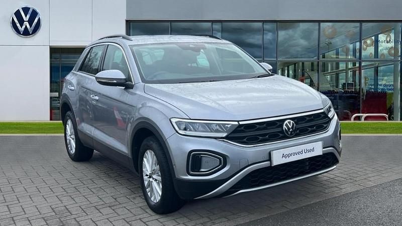 Used VW T-Roc Life 110 HP (80 kW) 2023 Pyrite silver metallic SUV