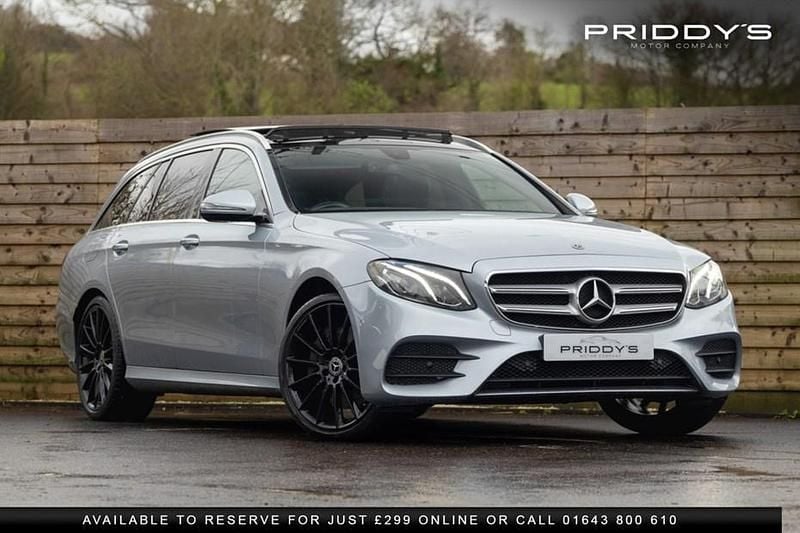 Silver Used 2018 Mercedes E350 AMG line Estate | £19,970 (Fair price) - Image 1/1