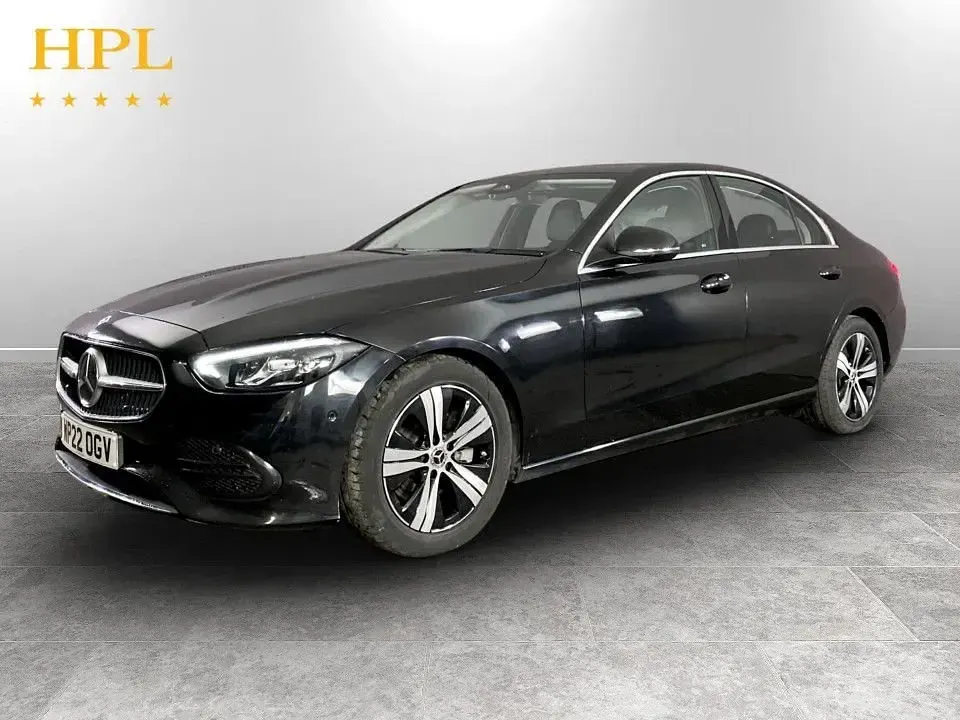Used Mercedes C220 2022 Black Sedan