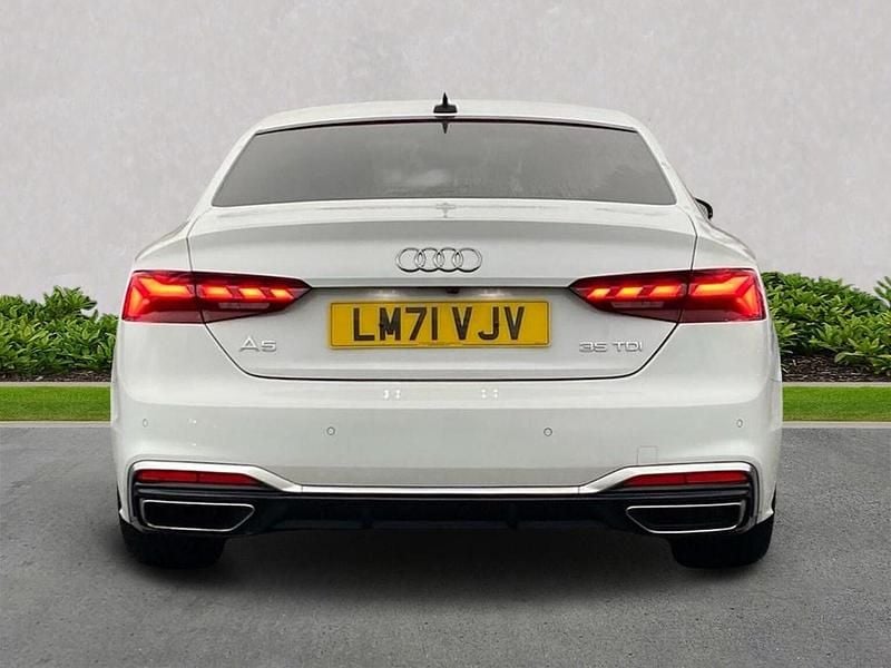 Used Audi A5 S-Line 163 HP (119 kW) 2021 White Coupe