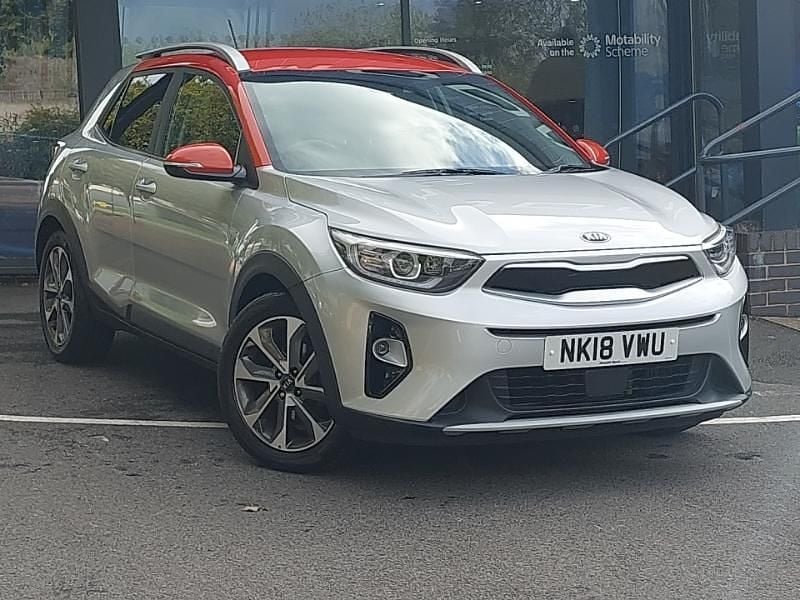 Silver Used 2018 Kia Stonic First Edition SUV | £10,998 (Fair price) - Image 1/4
