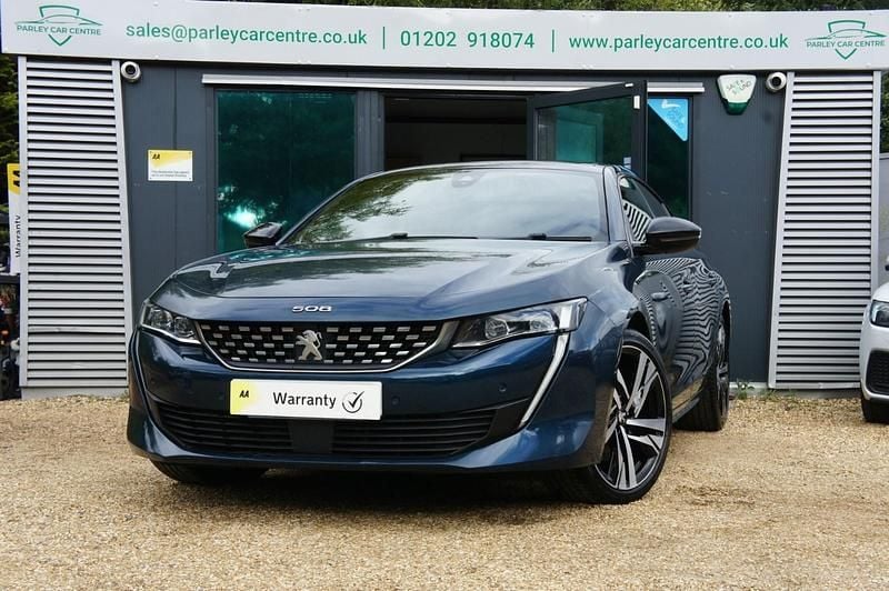 Blue Used 2018 Peugeot 508 GT-line Hatchback | £8,995 (Expensive) - Image 1/4