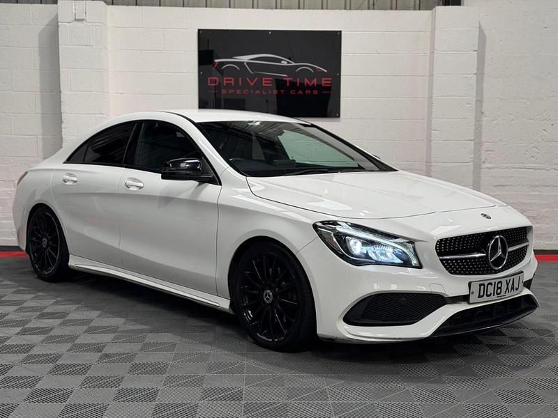Used Mercedes CLA220 AMG line 2018 White Sedan