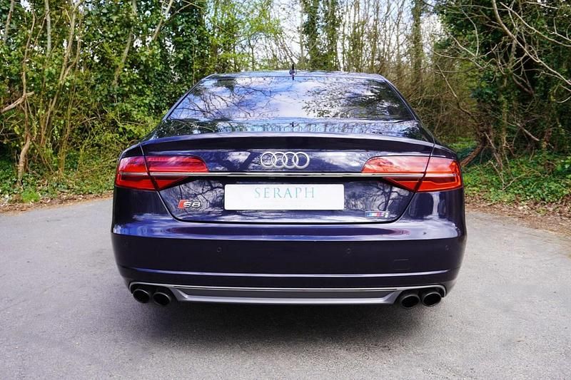 Used Audi S8 Comfort 2017 Blue Sedan