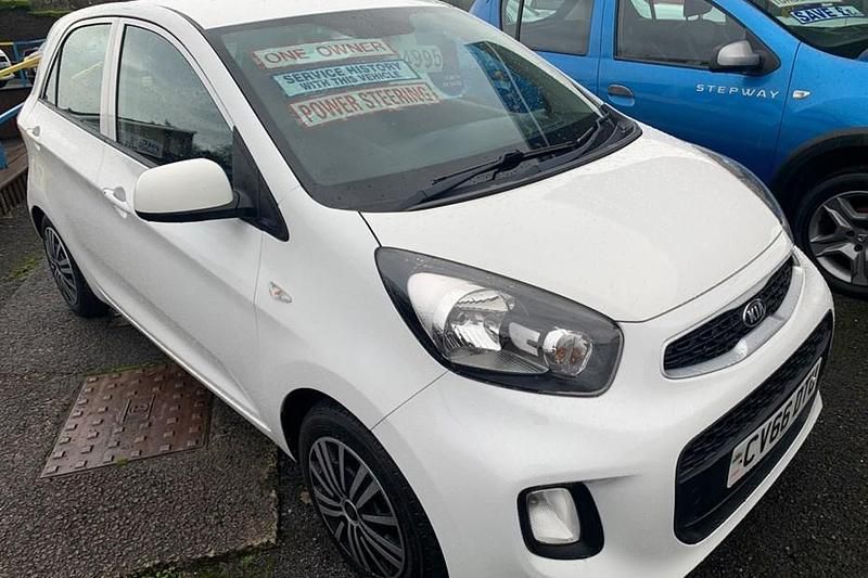 Used Kia Picanto Air 65 HP (47 kW) 2016 White Hatchback