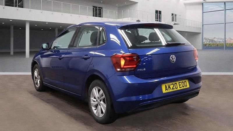 Used VW Polo SE 80 HP (58 kW) 2020 Blue Hatchback