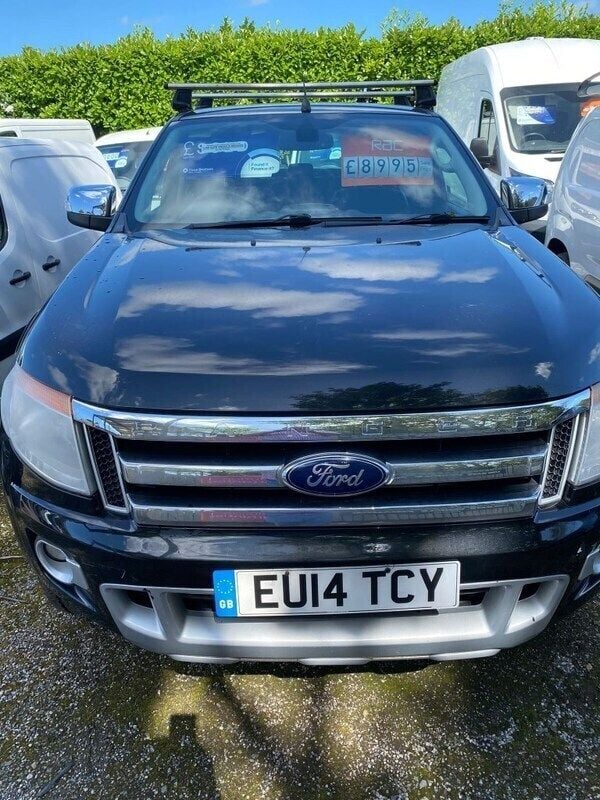 Black Used 2014 Ford Ranger Limited Pickup | £9,995 (A bit pricey) - Image 1/4