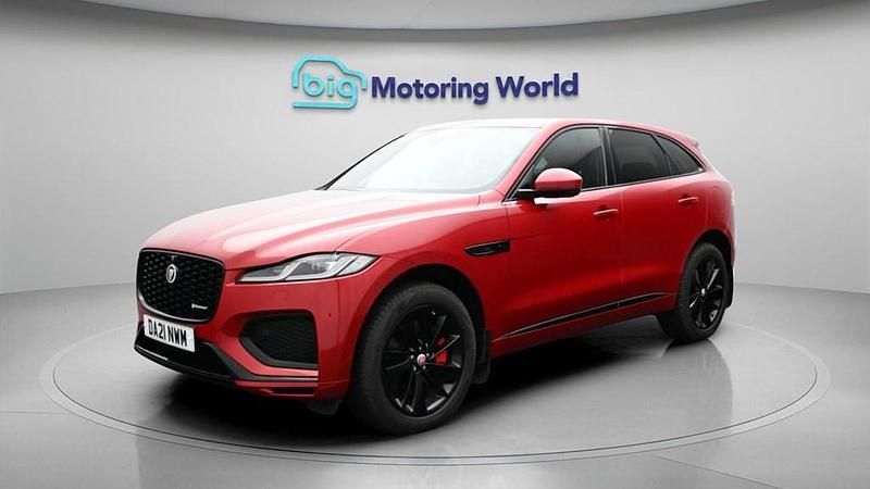 Used Jaguar F-Pace R-Dynamic 404 HP (297 kW) 2021 Red SUV