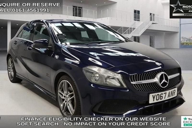 Blue Used 2018 Mercedes A200 AMG line Hatchback | £14,770 (Good price) - Image 1/1