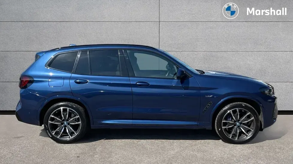 Used BMW X3 M Sport 292 HP (214 kW) 2022 Phytonic blue metallic paint SUV