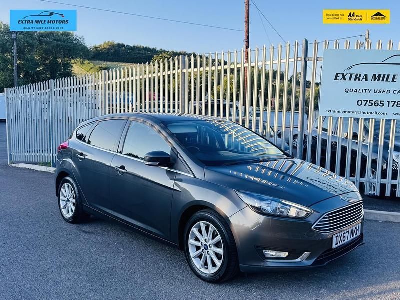 Grey Used 2017 Ford Focus Titanium Hatchback | £7,195 (Fair price) - Image 1/4