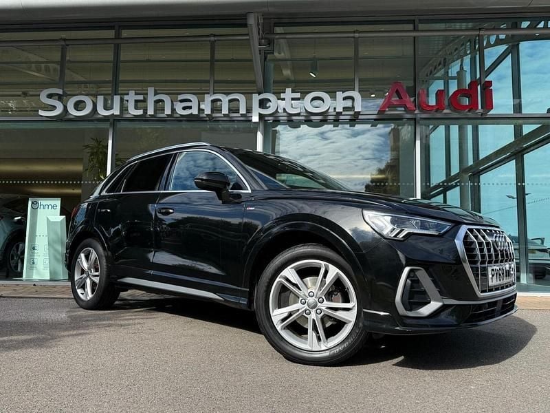 Black Used 2019 Audi Q3 S-Line SUV | £19,890 (A bit pricey) - Image 1/4