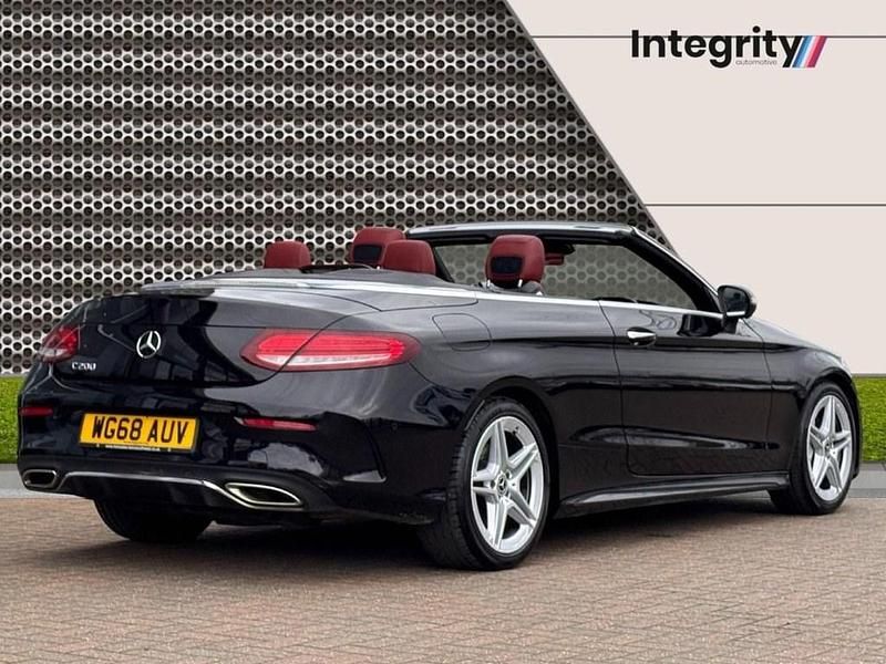 Used Mercedes C200 AMG Line Premium Plus 2018 Black Cabriolet