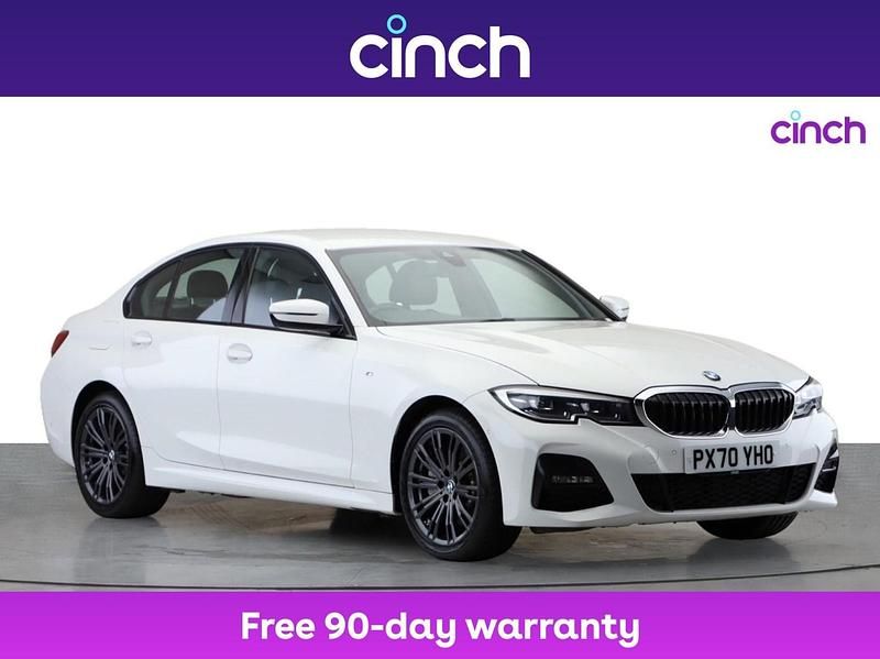White Used 2020 BMW 330e M Sport Sedan | £17,999 (Fair price) - Image 1/3