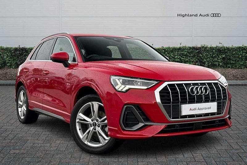 Red Used 2023 Audi Q3 S-Line SUV | £29,985 (Fair price) - Image 1/4