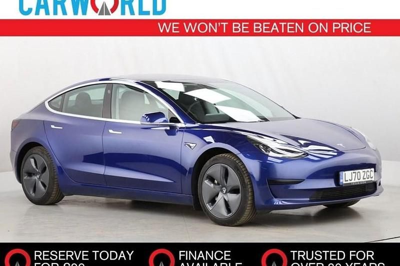 Blue Used 2020 Tesla Model 3 Standard Range Plus Sedan | £16,400 (Fair price) - Image 1/1