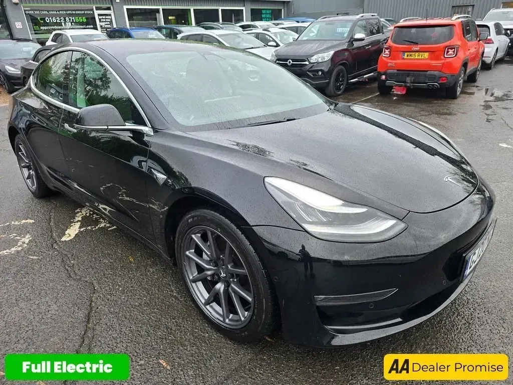 Usado Tesla Model 3 Long Range AWD 366 kW (498 CV) 2020 Negro Berlina