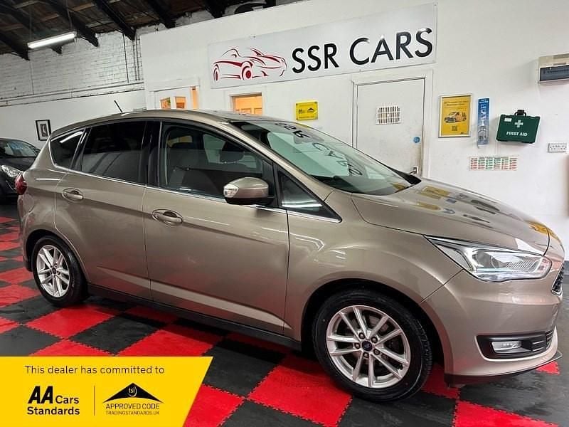 Used Ford C-MAX Zetec 125 HP (91 kW) 2019 Silver MPV
