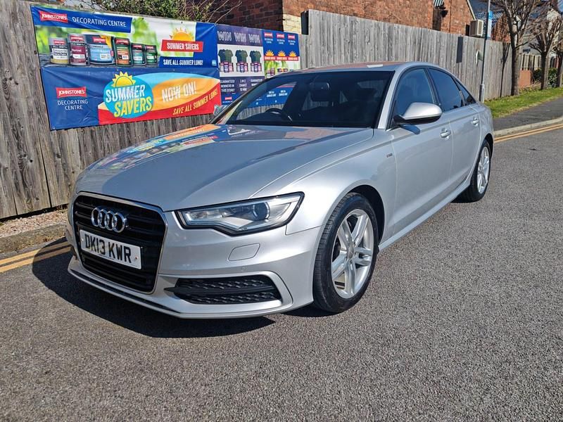 Begagnad Audi A6 S-Line 2013 Silver Sedan