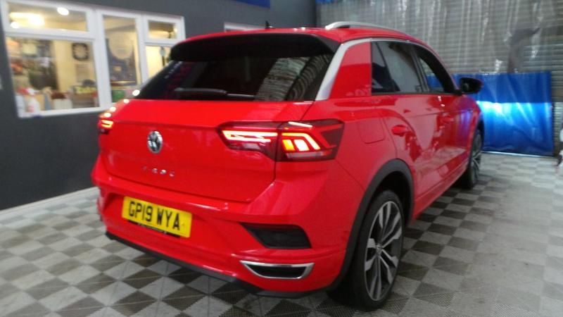 Used VW T-Roc R-line 150 HP (110 kW) 2019 Red SUV