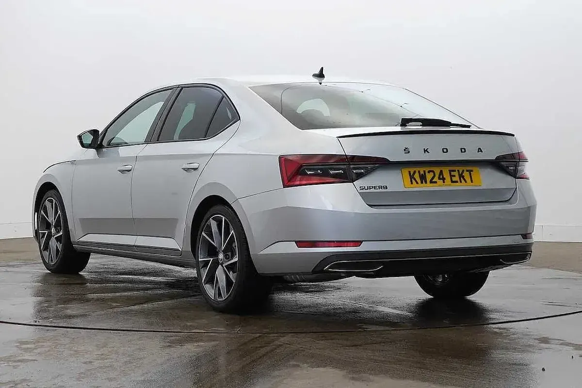 Used Skoda Superb SportlinePlus 150 HP (110 kW) 2024 Silver Hatchback