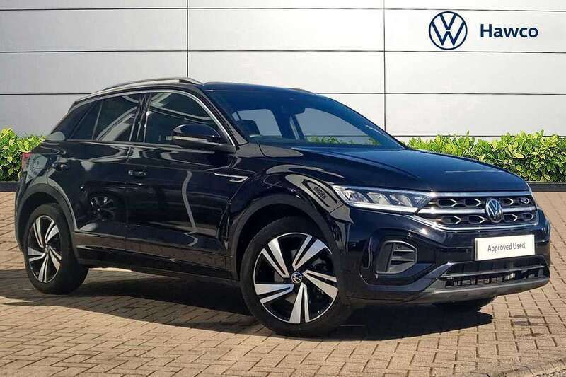 Black Used 2024 VW T-Roc R-line SUV | £29,995 (Expensive) - Image 1/3