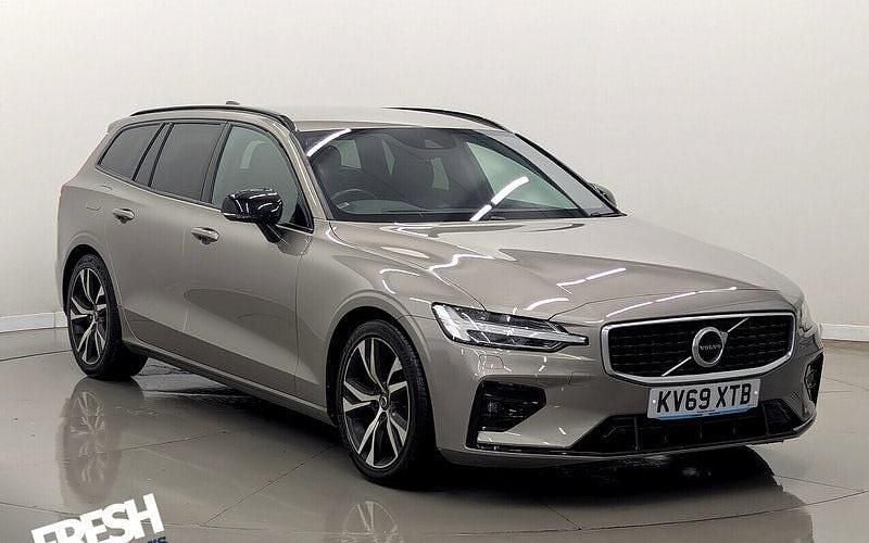 Grey Used 2019 Volvo V60 R-Design Estate | £16,390 (Good price) - Image 1/4