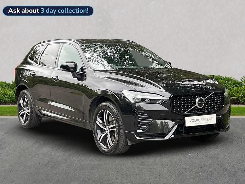 Black Used 2022 Volvo XC60 R-Design SUV | £31,096 (Fair price) - Image 1/4