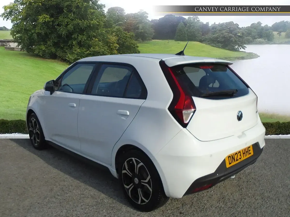 Used MG MG3 Excite 106 HP (77 kW) 2023 White Hatchback