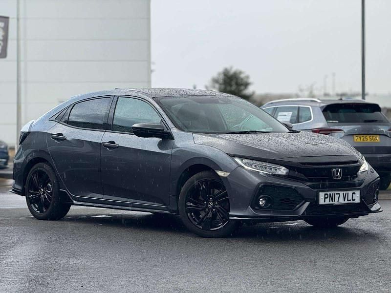 Polished metal Used 2017 Honda Civic Sport Hatchback | £9,990 (Fair price) - Image 1/4