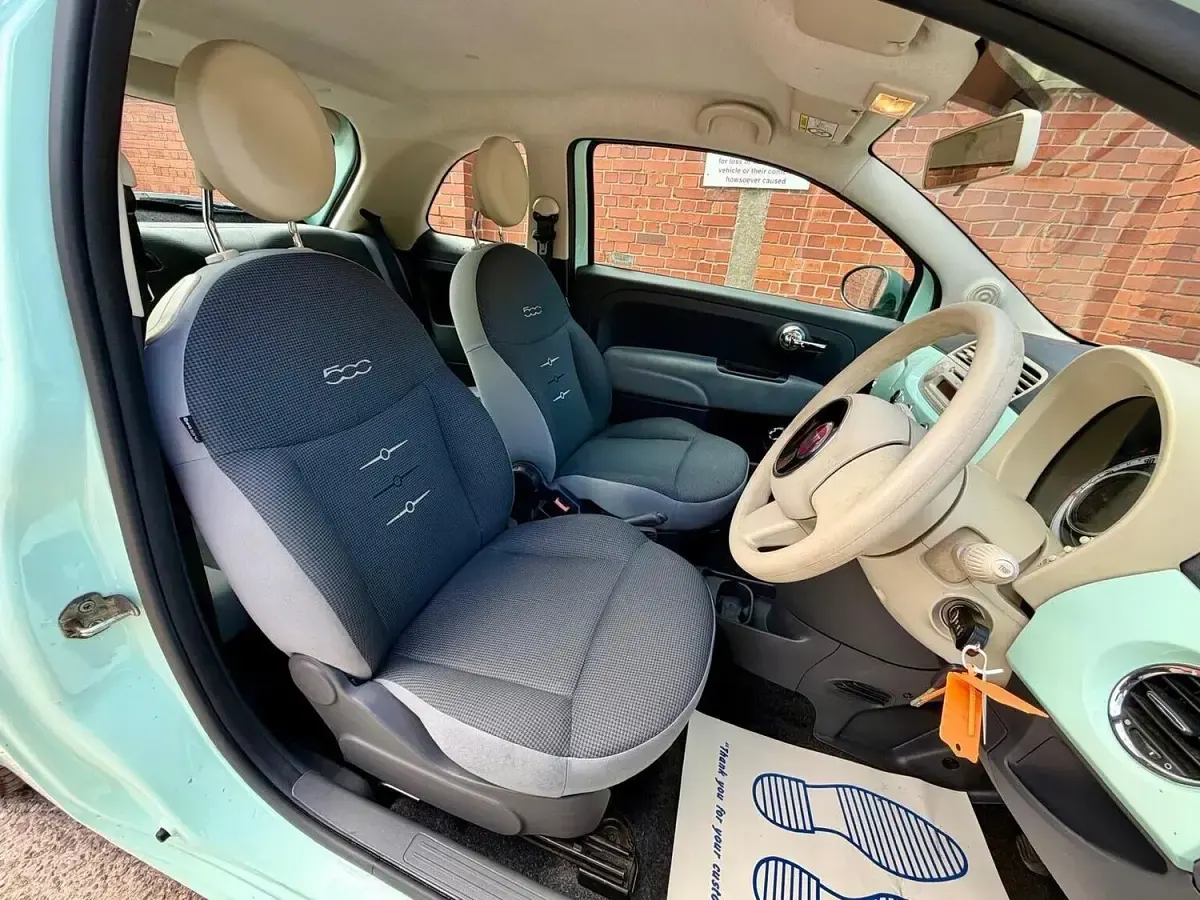 Used Fiat 500 Pop 69 HP (50 kW) 2015 Green Hatchback