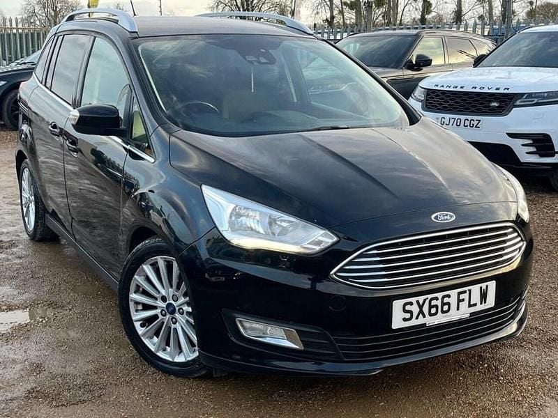 Used Ford Grand C-Max Titanium 120 HP (88 kW) 2016 Black MPV