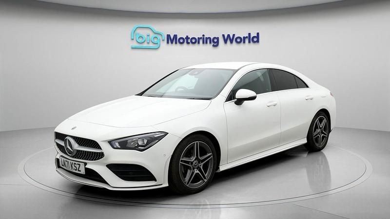Used Mercedes CLA180 AMG line 136 HP (100 kW) 2021 White Sedan
