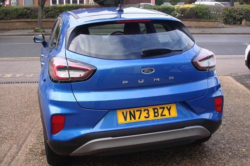 Used Ford Puma Titanium 125 HP (91 kW) 2023 Desert island blue metallic SUV