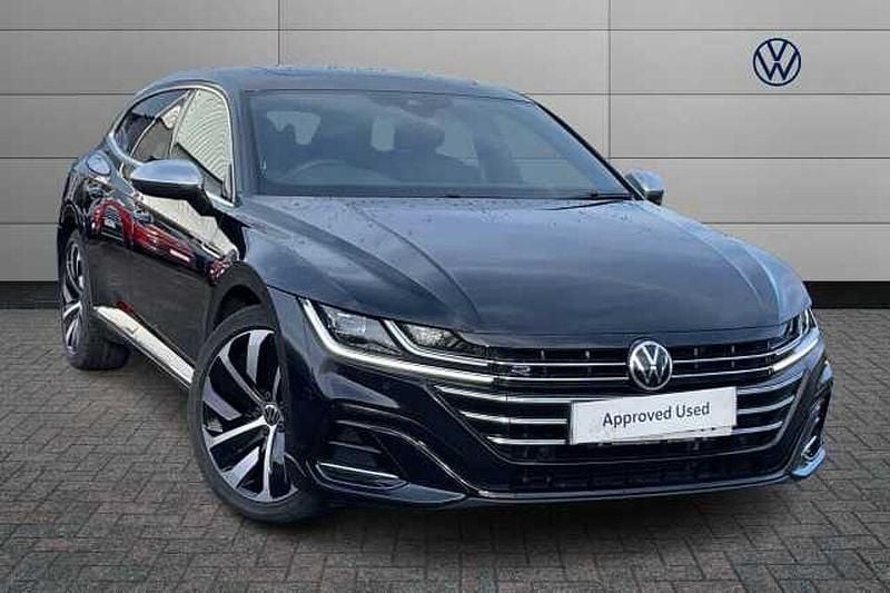 Black Used 2021 VW Arteon R-line Estate | £22,290 (Fair price) - Image 1/4