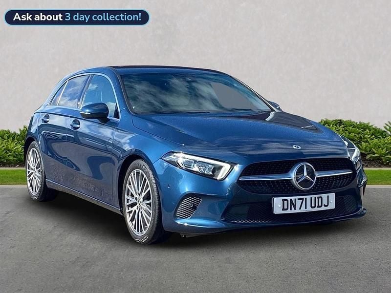 Blue Used 2022 Mercedes A180 Executive Hatchback | £16,868 (Good price) - Image 1/4