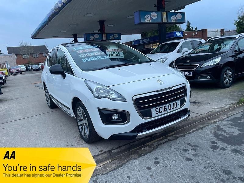 Used Peugeot 3008 Allure 2016 White Hatchback