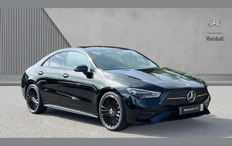 Black Used 2025 Mercedes CLA180 AMG Line Premium Plus Sedan | £32,890 (Fair price) - Image 1/4
