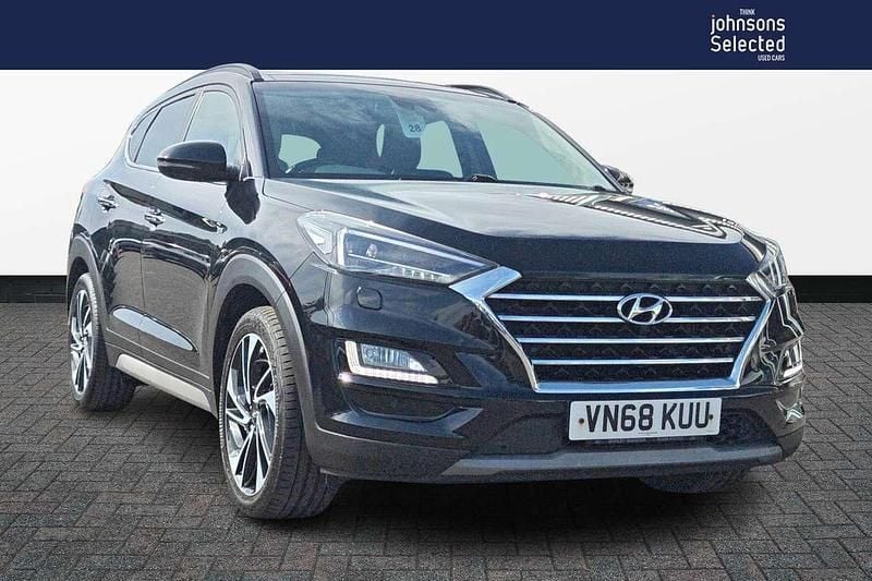 Black Used 2018 Hyundai Tucson Premium SE SUV | £15,799 (Fair price) - Image 1/4